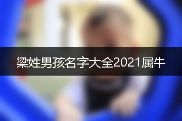 梁姓男孩名字大全2021属牛