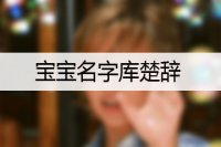 宝宝名字库楚辞
