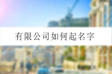 有限公司如何起名字