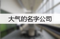 大气的名字公司