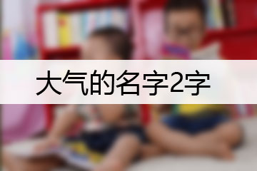 大气的名字2字