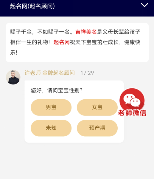 起名网优质服务